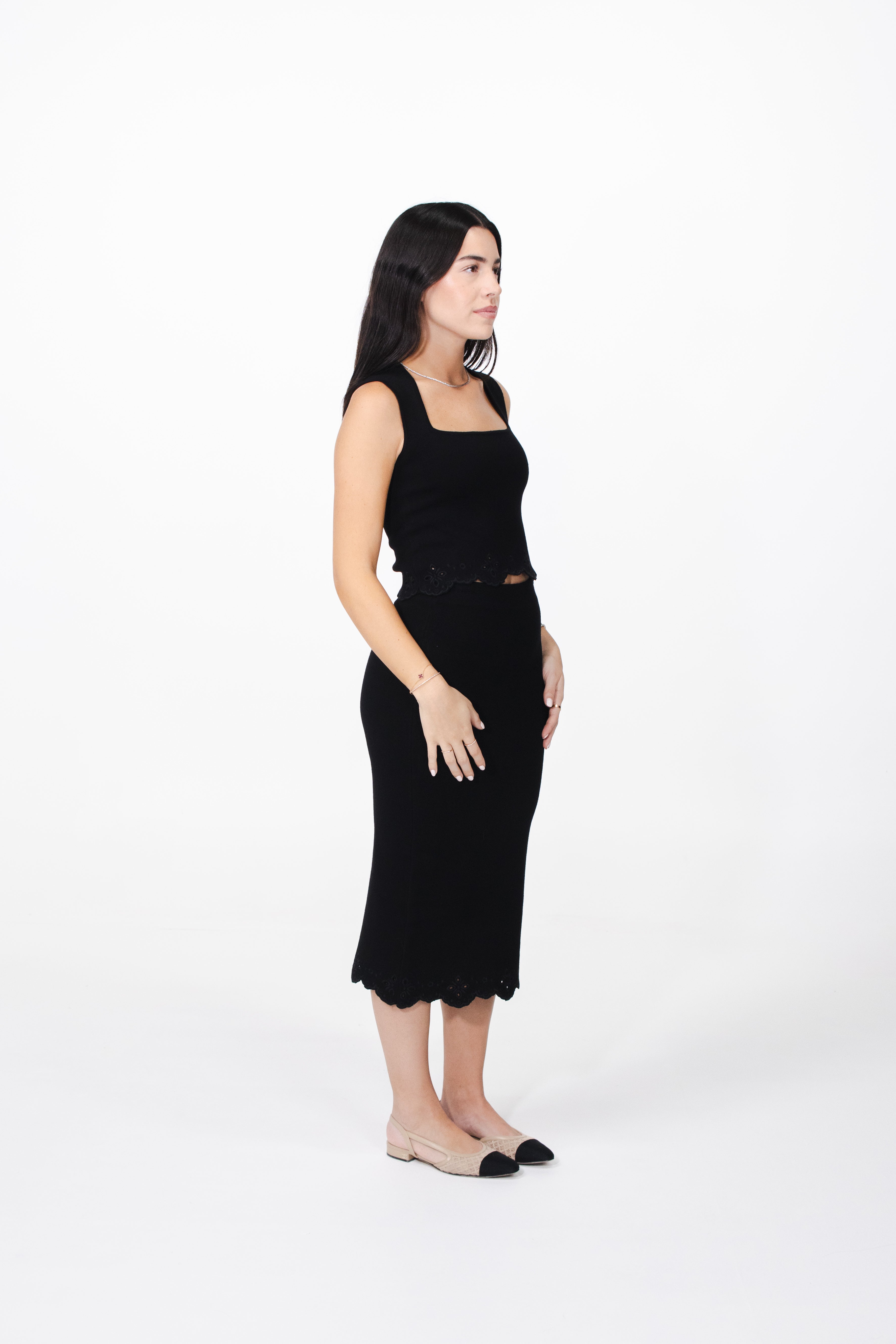 AMELIA Knit Set - Falda Midi con Top