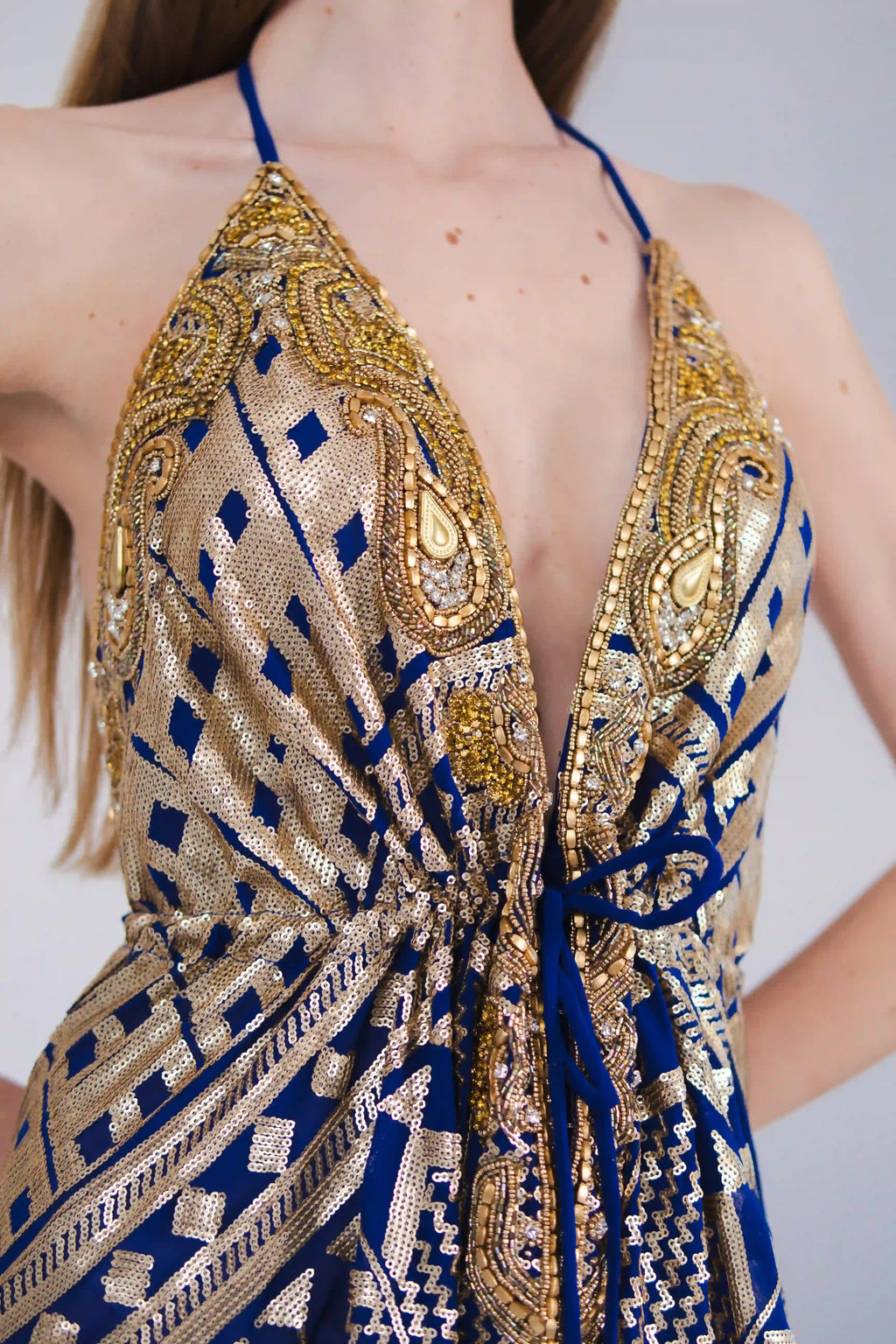Aztec Gold & Blue