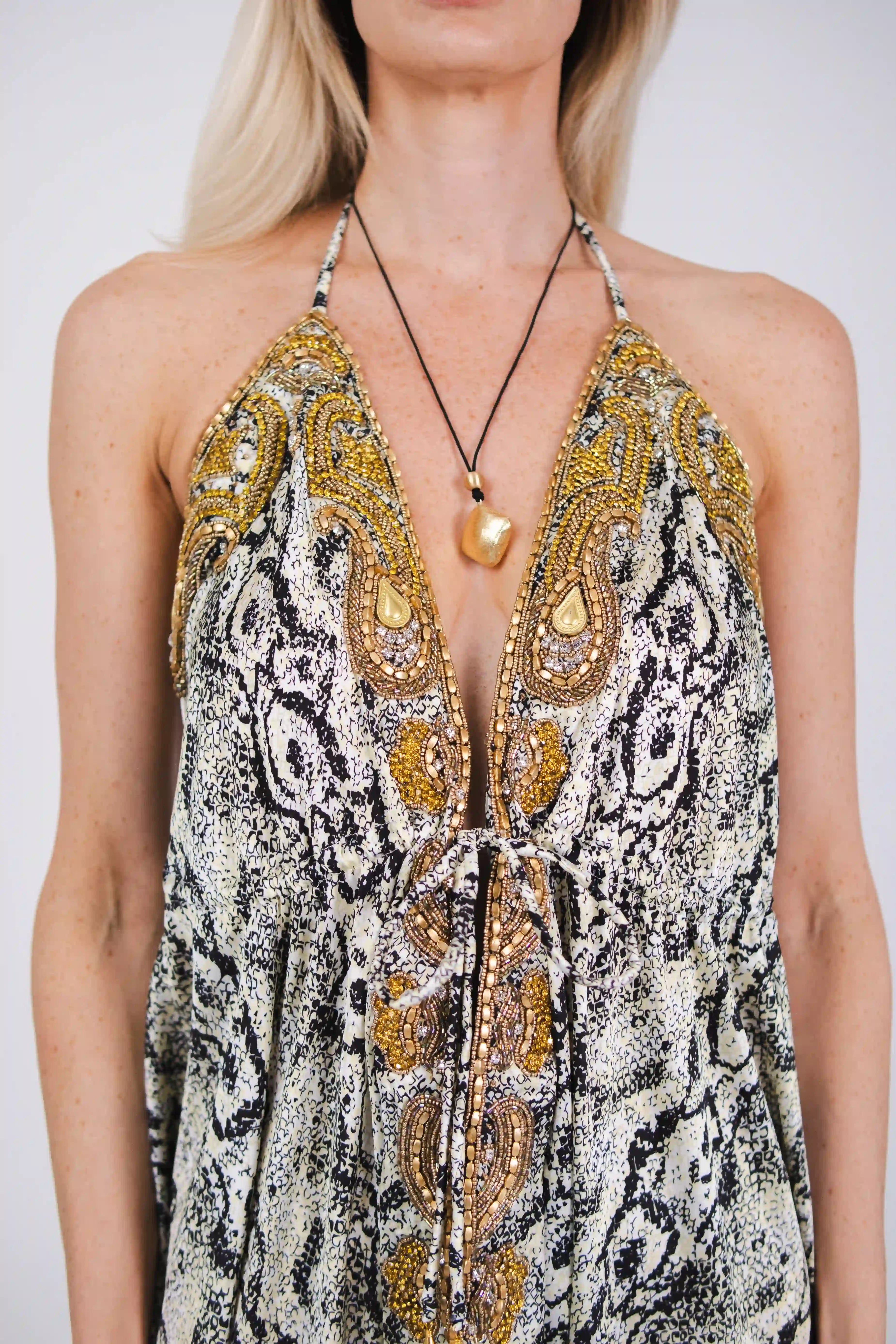 CAREYES PHYTON Vestido Largo