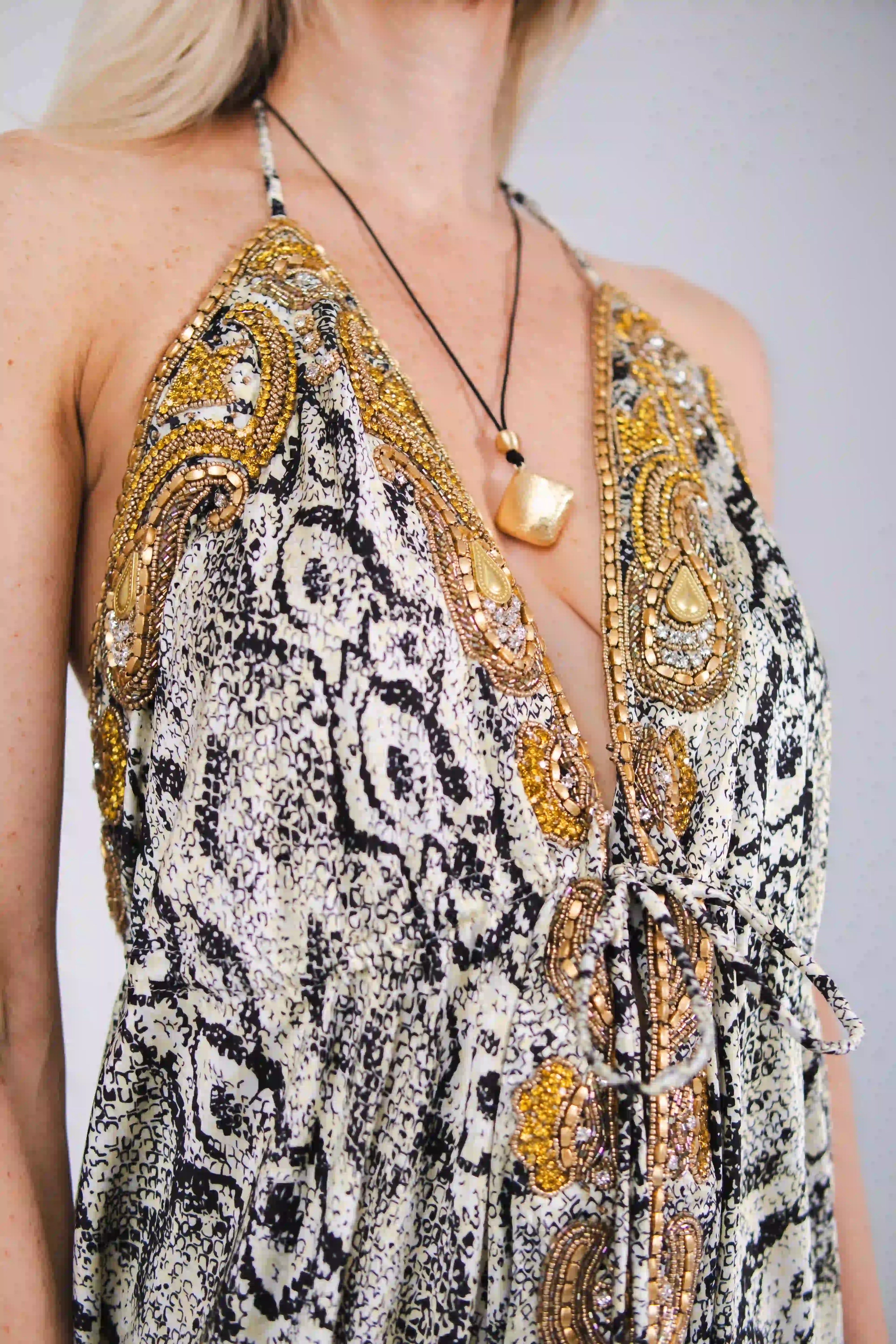 CAREYES PHYTON Vestido Largo