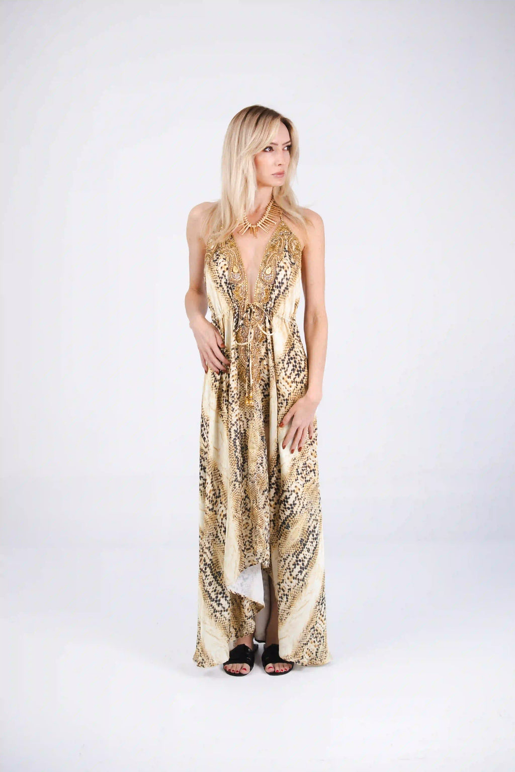 CAREYES PHYTON Vestido Largo