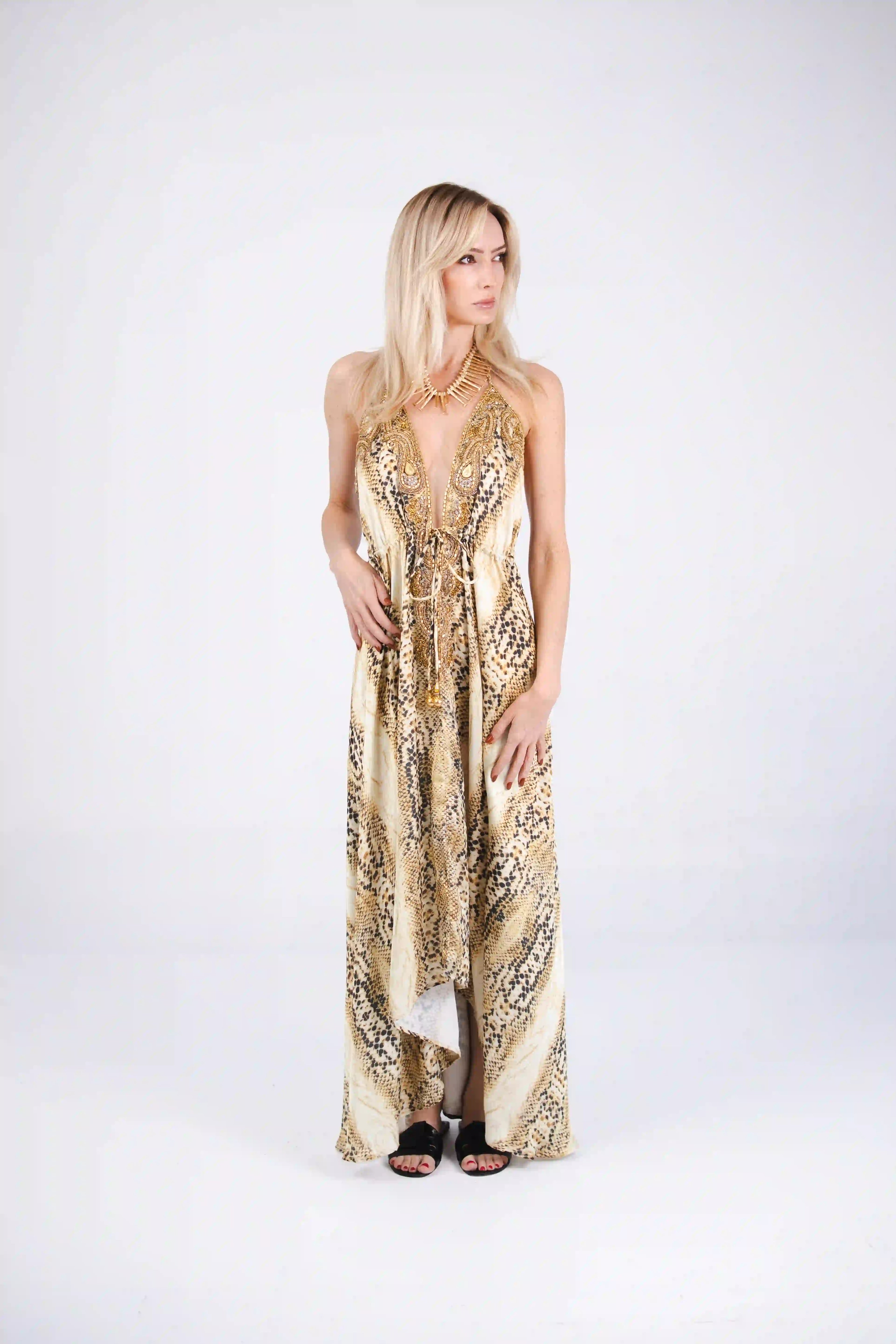 CAREYES PHYTON Vestido Largo