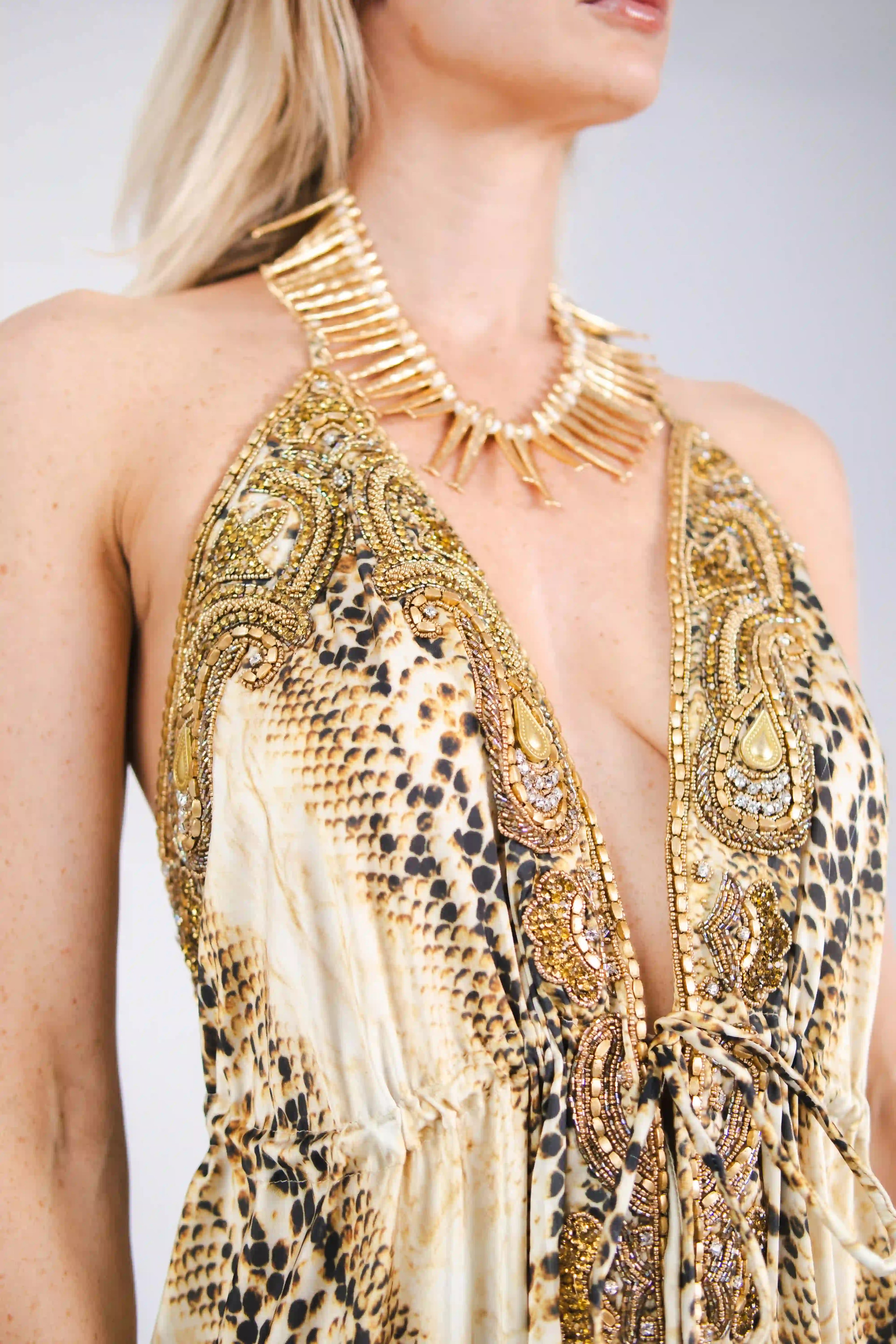 CAREYES PHYTON Vestido Largo